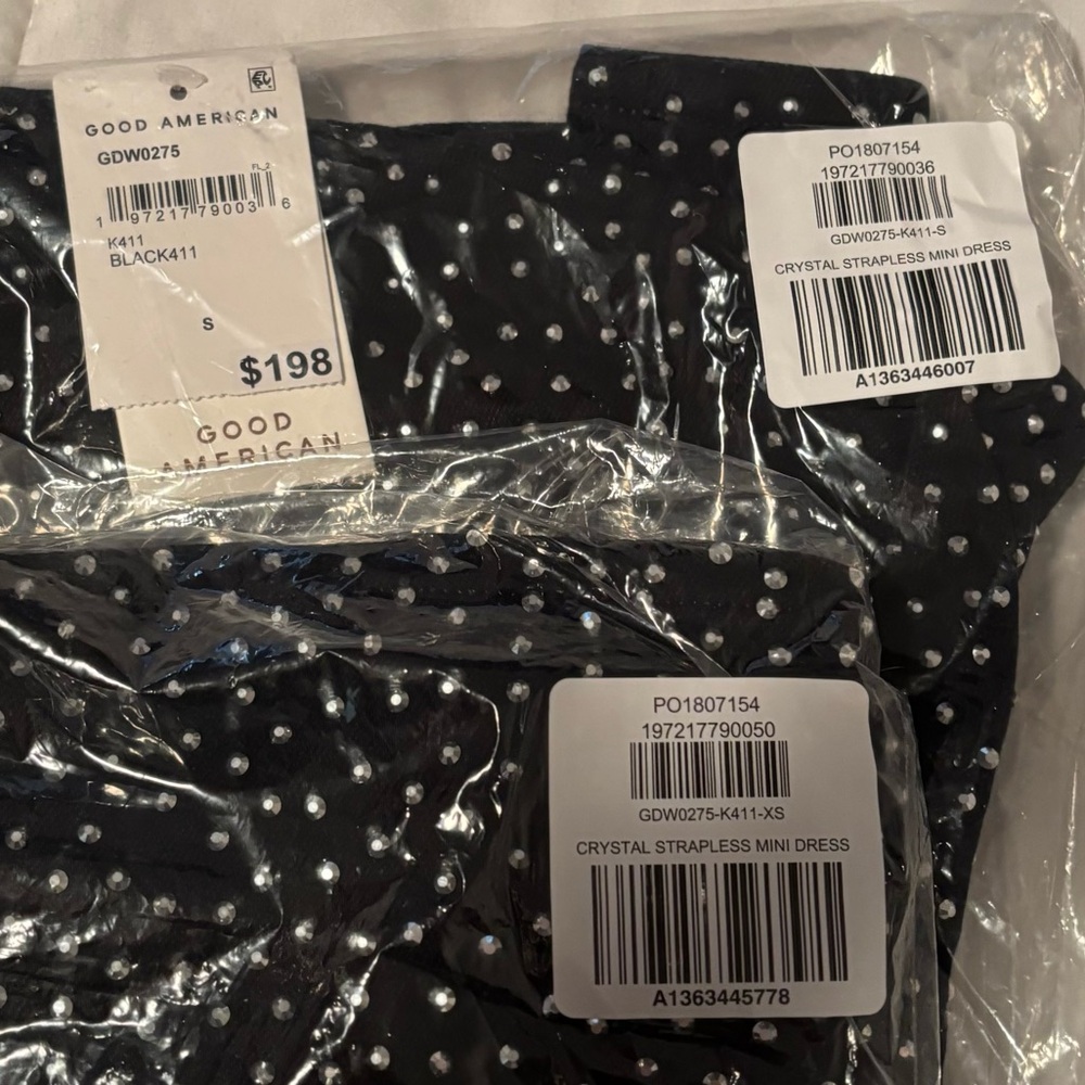 Good American - Crystal Strapless Mini Dress - Picture 3 of 4